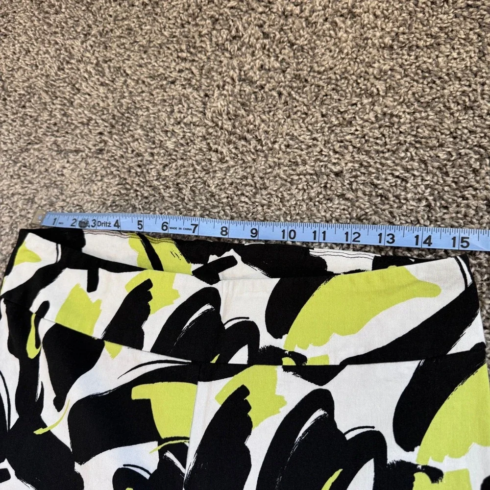 Joseph Ribkoff Abstract Print Mikkennium Pull-On Pants Women's Size 14 MSRP $159